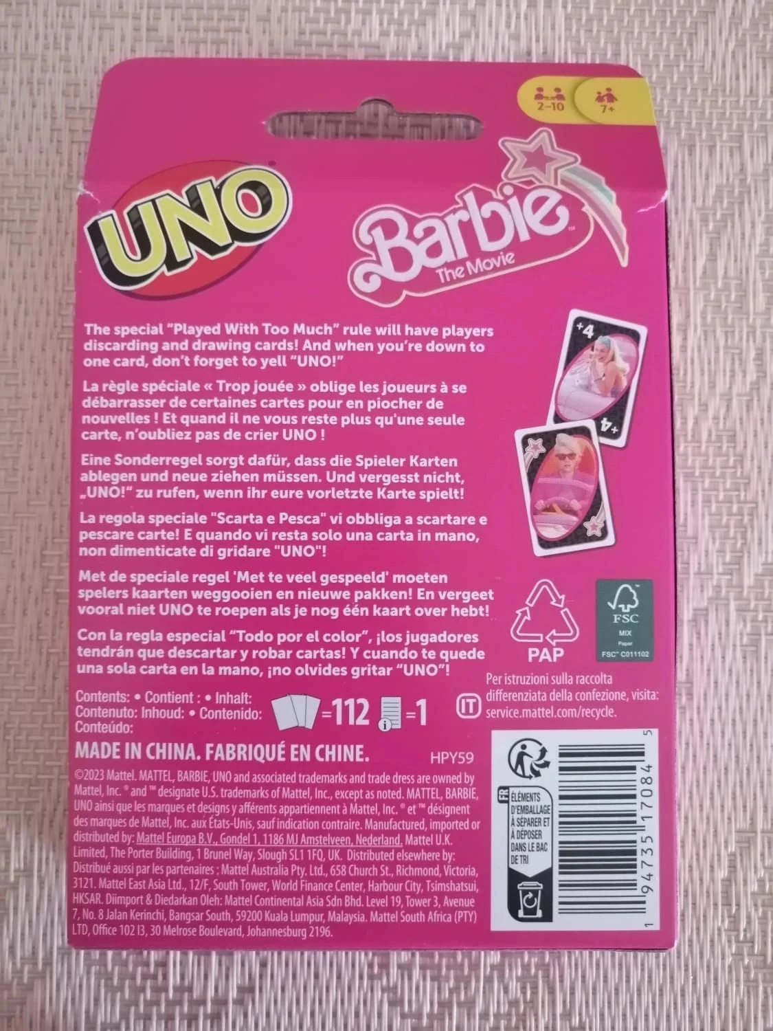 Uno Barbie The Movie – photo 2